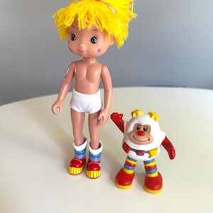 Rainbow Brite Doll with Sprite Hallmark 1988, Vintage 80s Toys