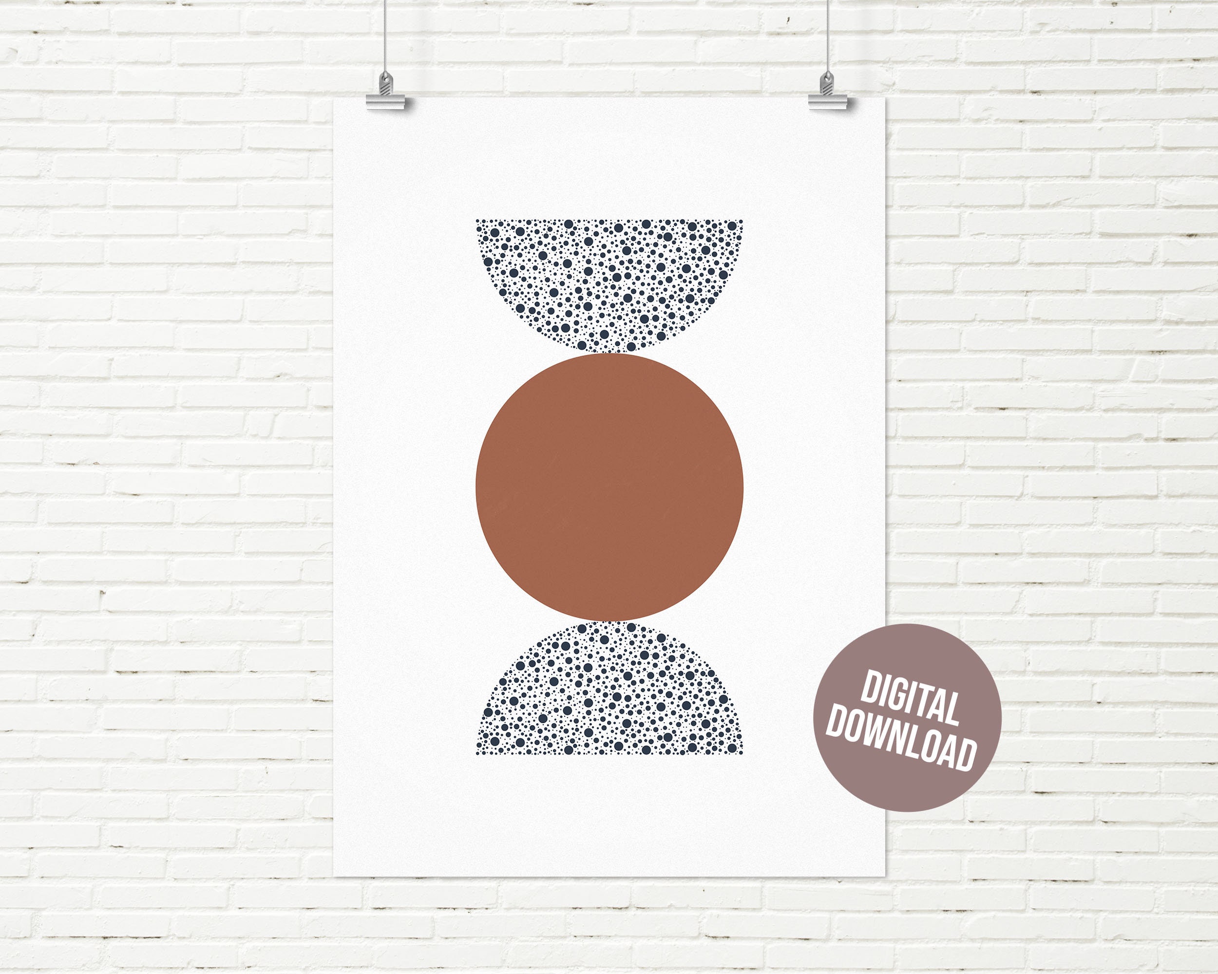 Circle Art Printable Digital Prints Abstract Wall Art - Etsy Singapore