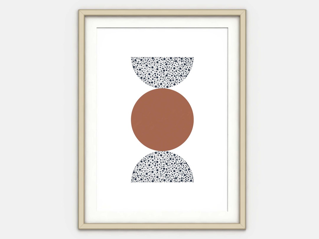 Circle Art Printable Digital Prints Abstract Wall Art - Etsy Singapore