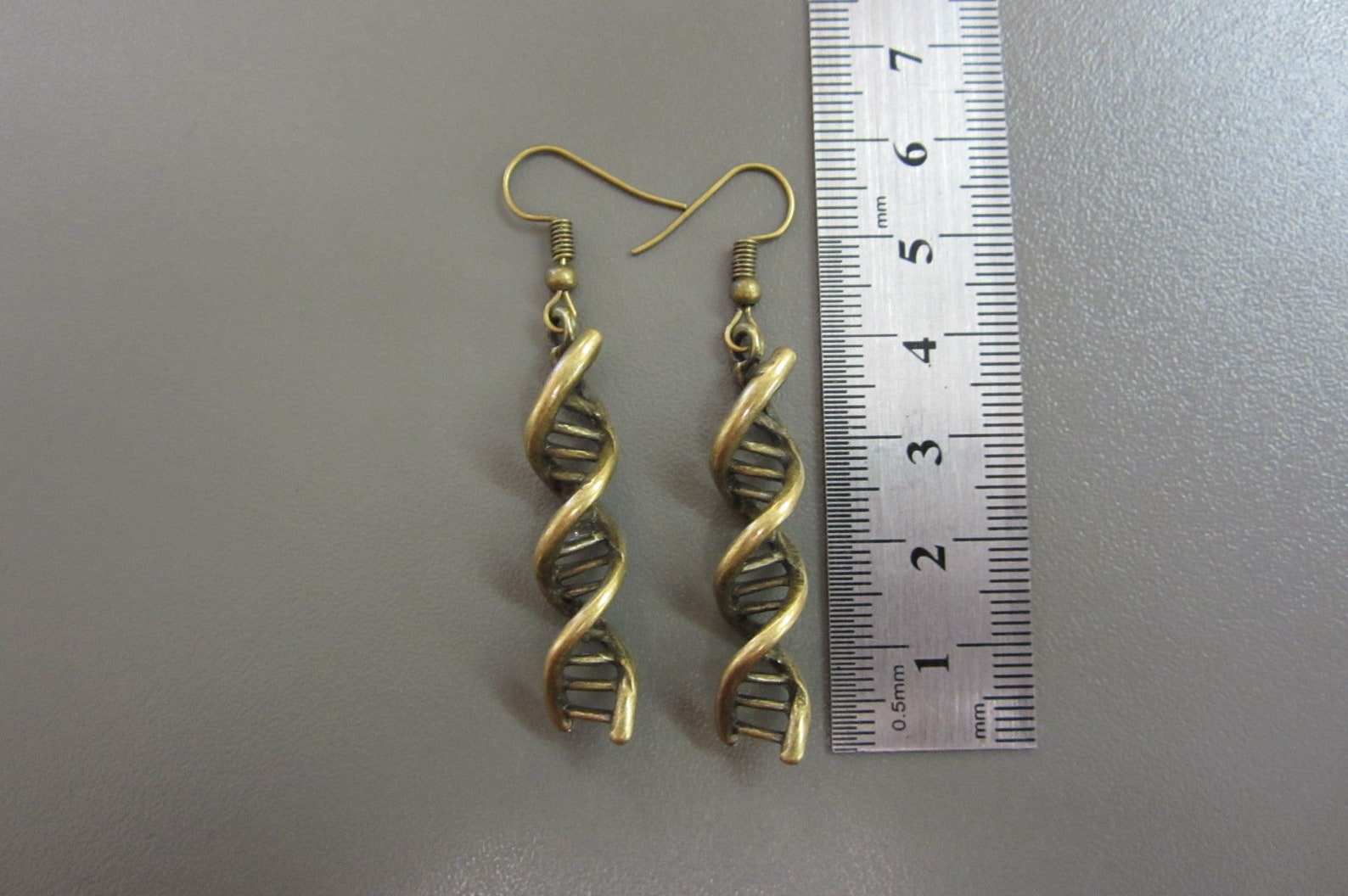 Double Helix Earrings DNA Earrings DNA Strand Earrings Etsy UK