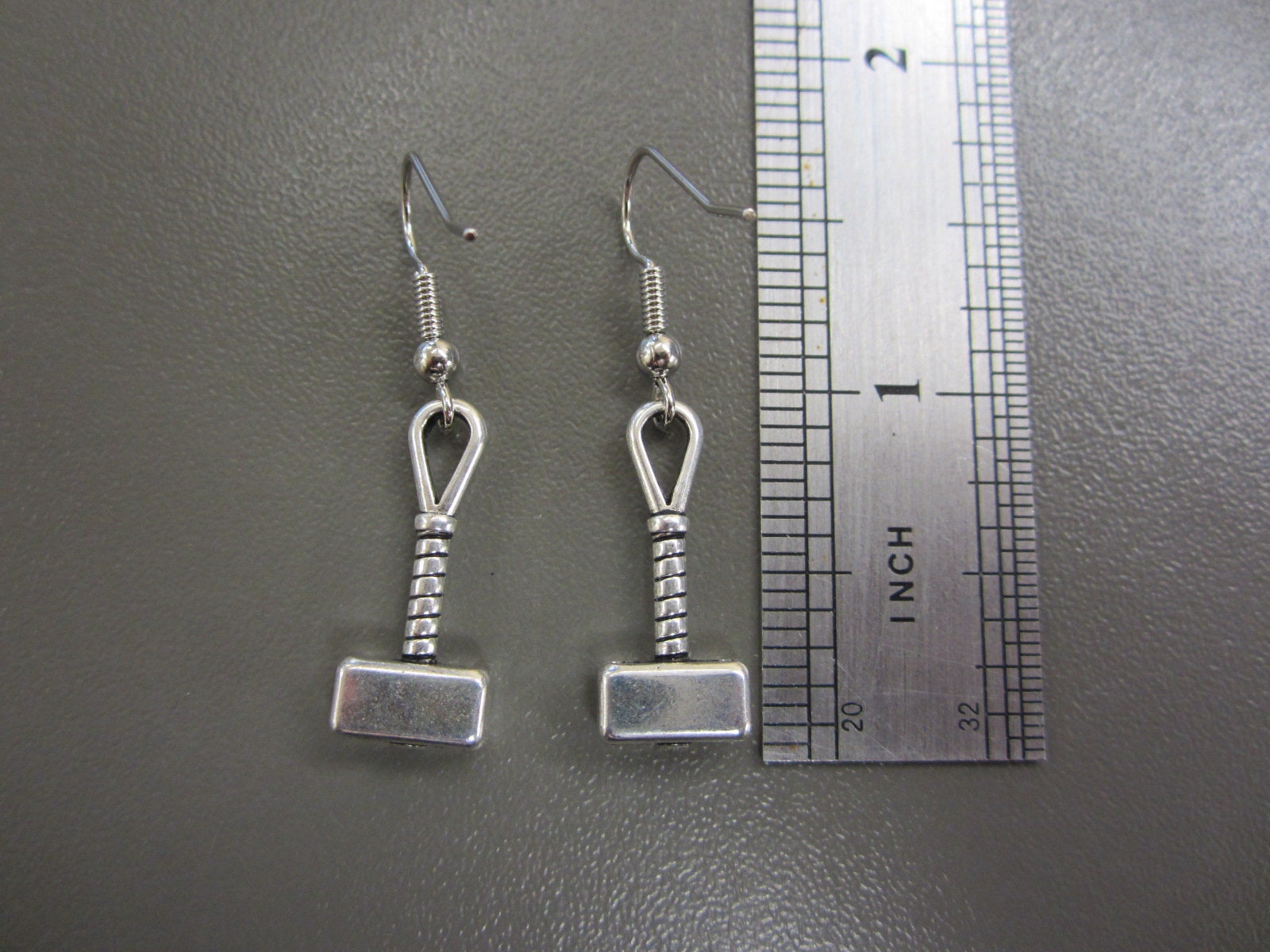 Thor's Hammer Earrings Mjolnir Earrings Thor Earrings Etsy