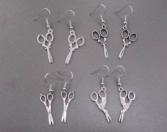 Scissor Earrings, Scissors Earrings, Pair of Scissor Earrings, Lesbian Earrings, Hairdresser Earrings, Stylist Earrings