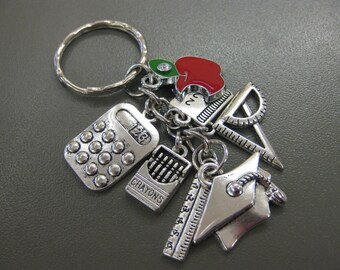 Teacher Keyring, Teachers Keyring, Tutor Keyring, Gift for Teacher, Keyring for Teacher, School Keyring, End of Year School Leaving Gift