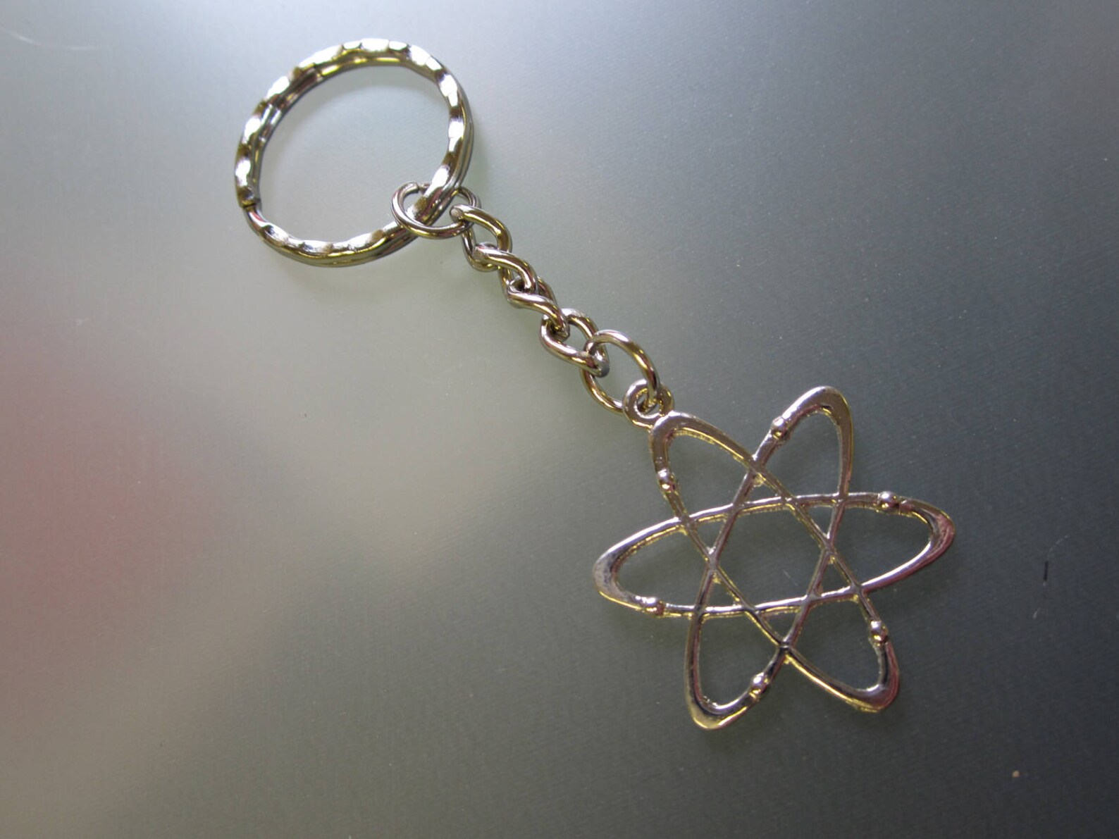 Science Keyring Science Key Ring Science Key Charm Atom Key Etsy UK