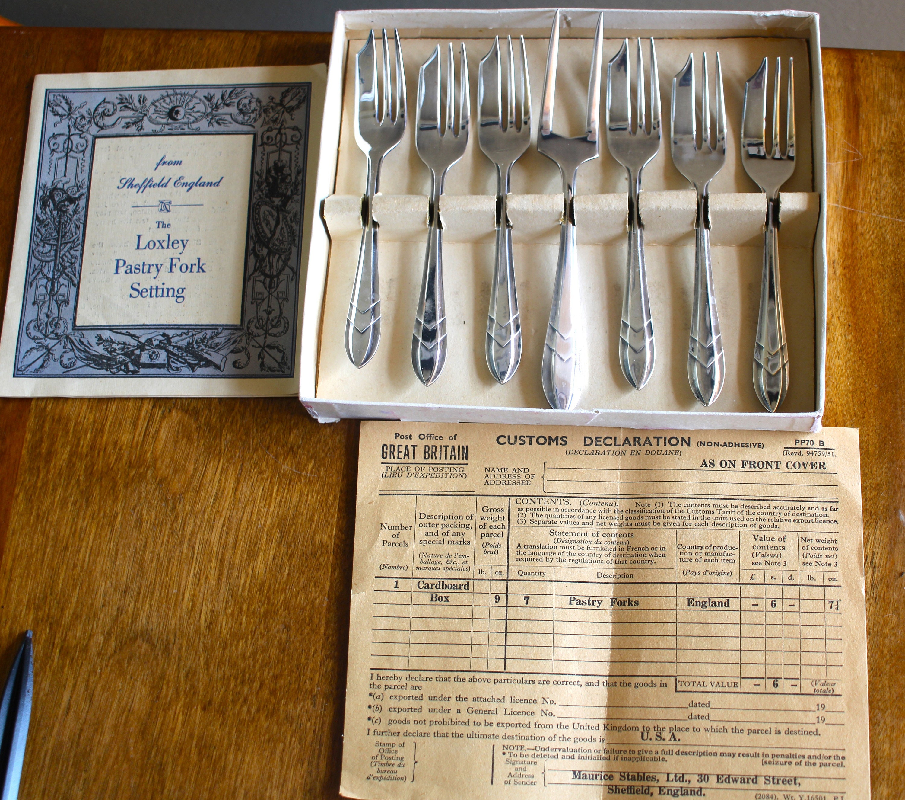 Antique Pastry Forks 