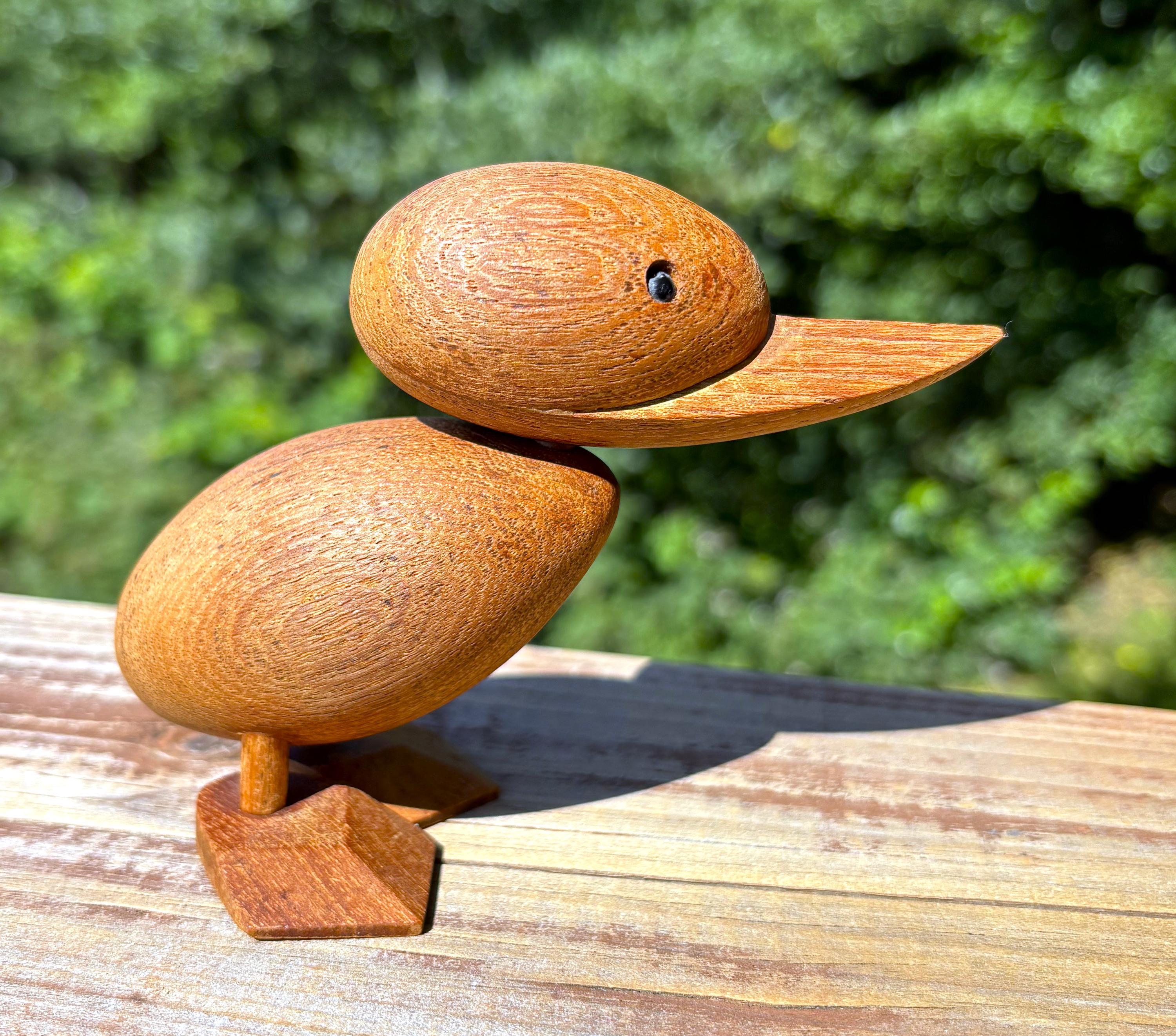 Hans Bolling Style Teak Duckling, Very Nice Condition Mid Century