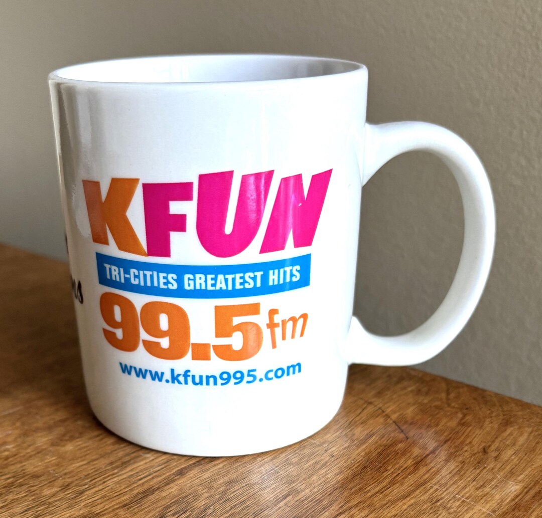Tim Hortons Sponsored KFUN 99.5 Fm Radio Station Logo Mug - Etsy
