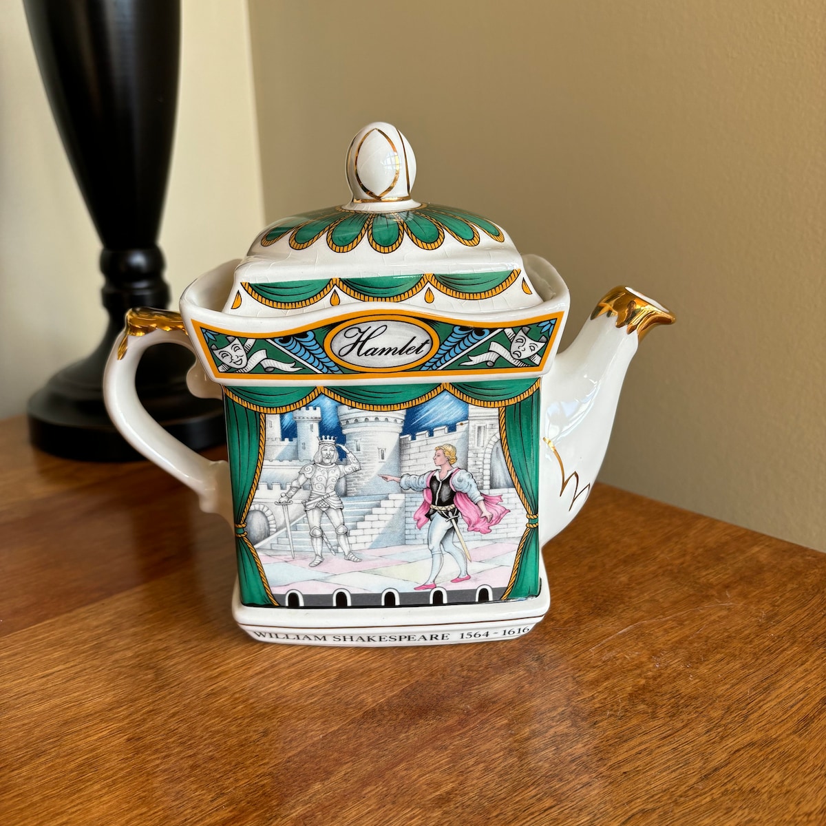 Sadler Teapot William Shakespeare Hamlet Teapot Collectable Design No. 4443 - Etsy