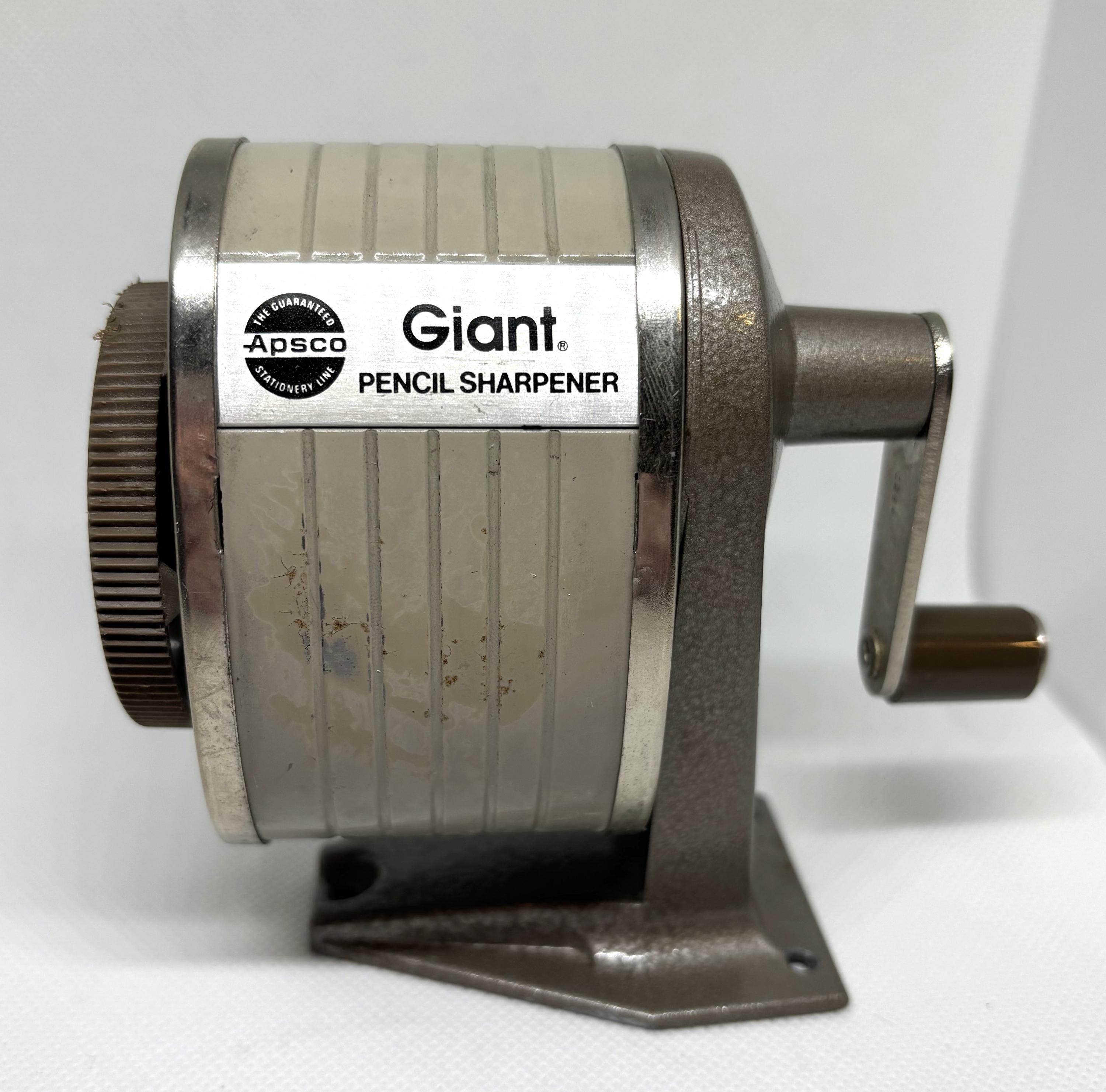 Vintage Apsco Giant Pencil Sharpener for Different Pencil Sizes