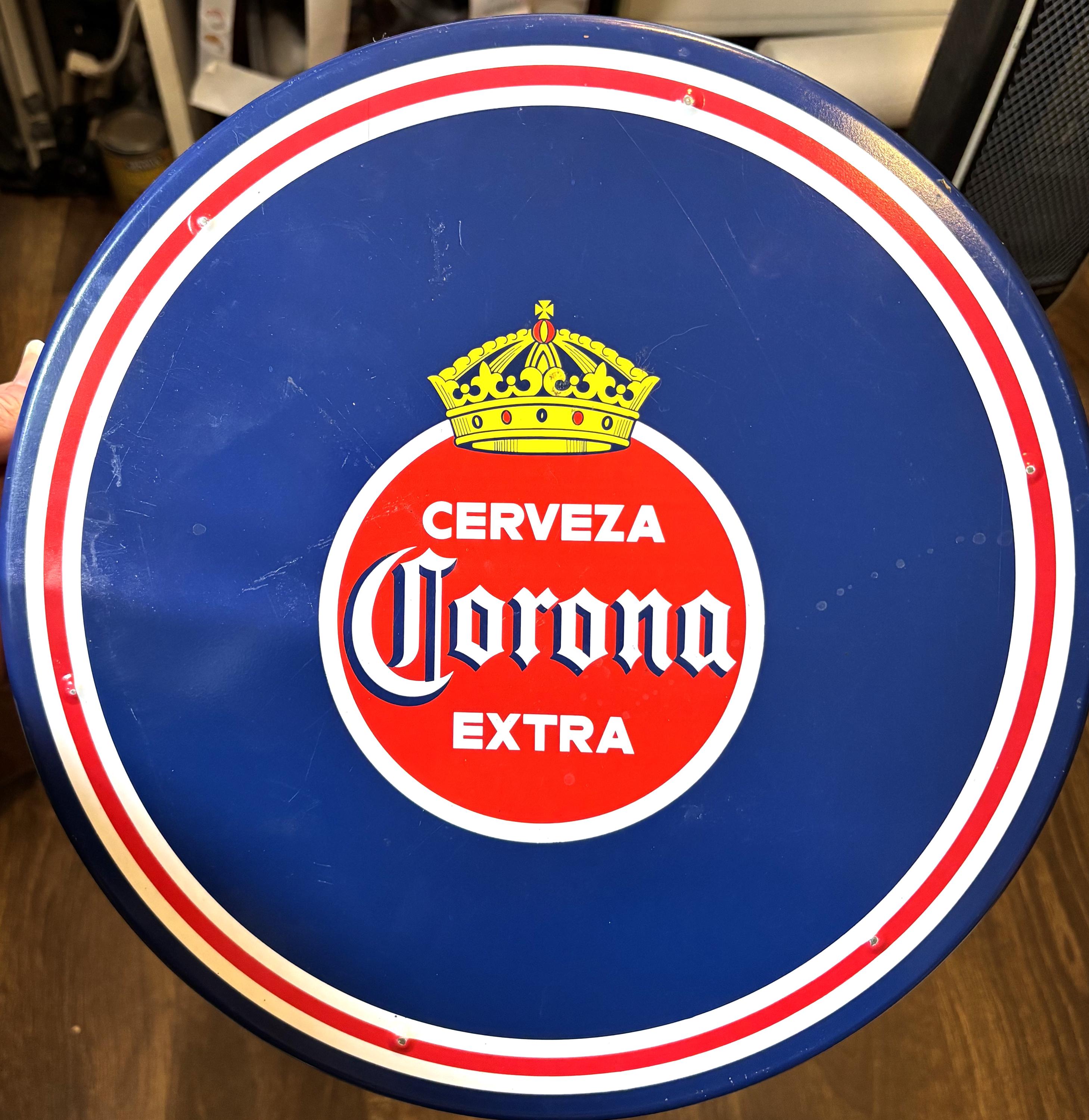 ☆レトロポップ☆Corona Extra Victoriaメタルビールトレイ コロナ