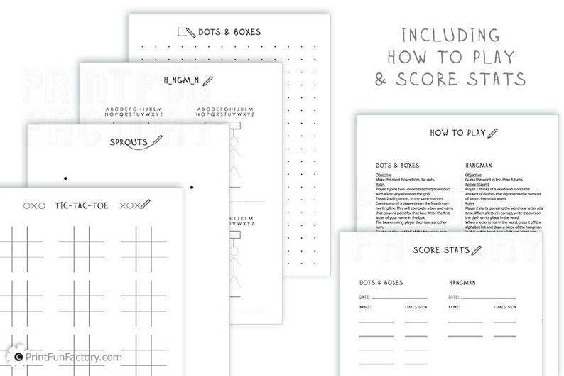 printable pen paper games 4 classic pen and paper games
