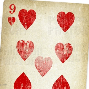 Vintage playing cards clipart INSTANT DOWNLOAD image 3