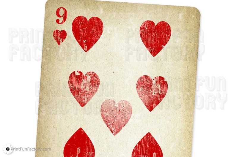 Vintage playing cards clipart INSTANT DOWNLOAD image 3