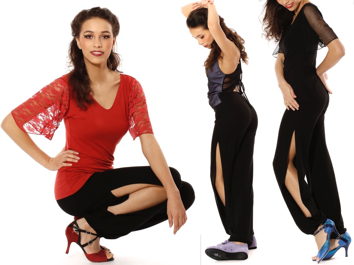 Seductive Pants for Tango Dance and Party. TROUSERS VANCOUVER | Etsy