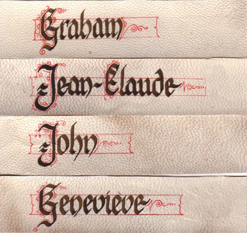 Titivillus - Parchment Medieval Bookmark - Etsy