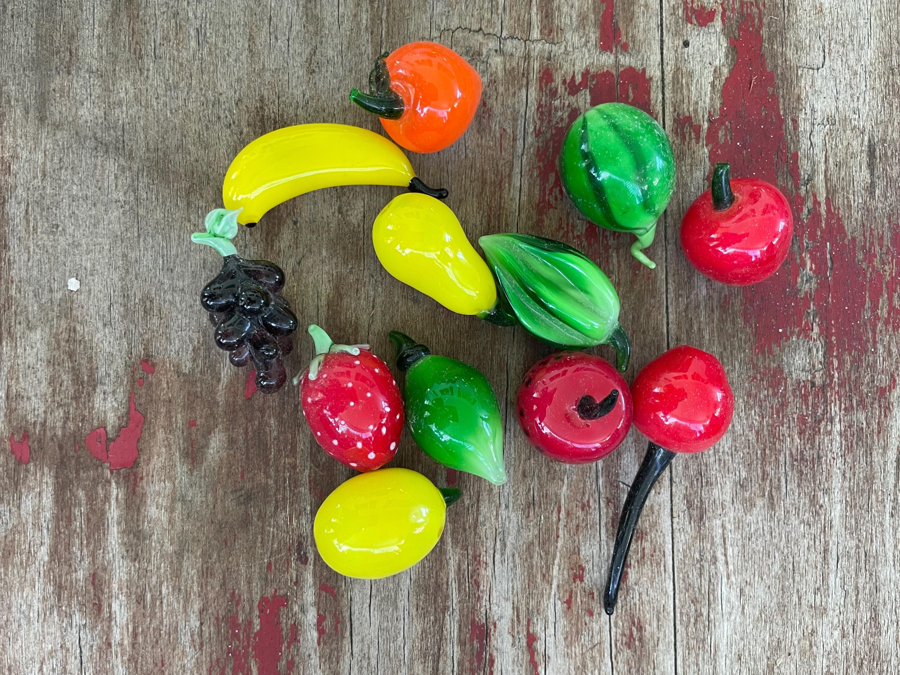  Fruits & Vegetables オブジェ　グレープ Glass Fruits and Vegetables - Etsy