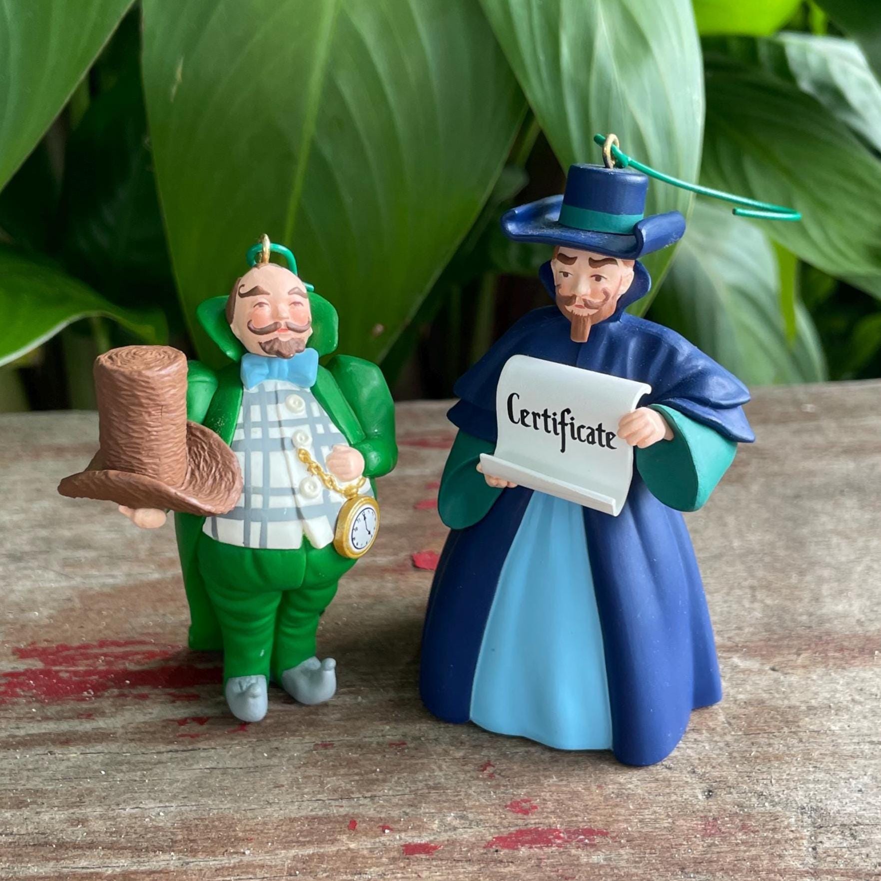 Wizard of Oz Munchkinland Mayor and Coroner Hallmark Keepsake