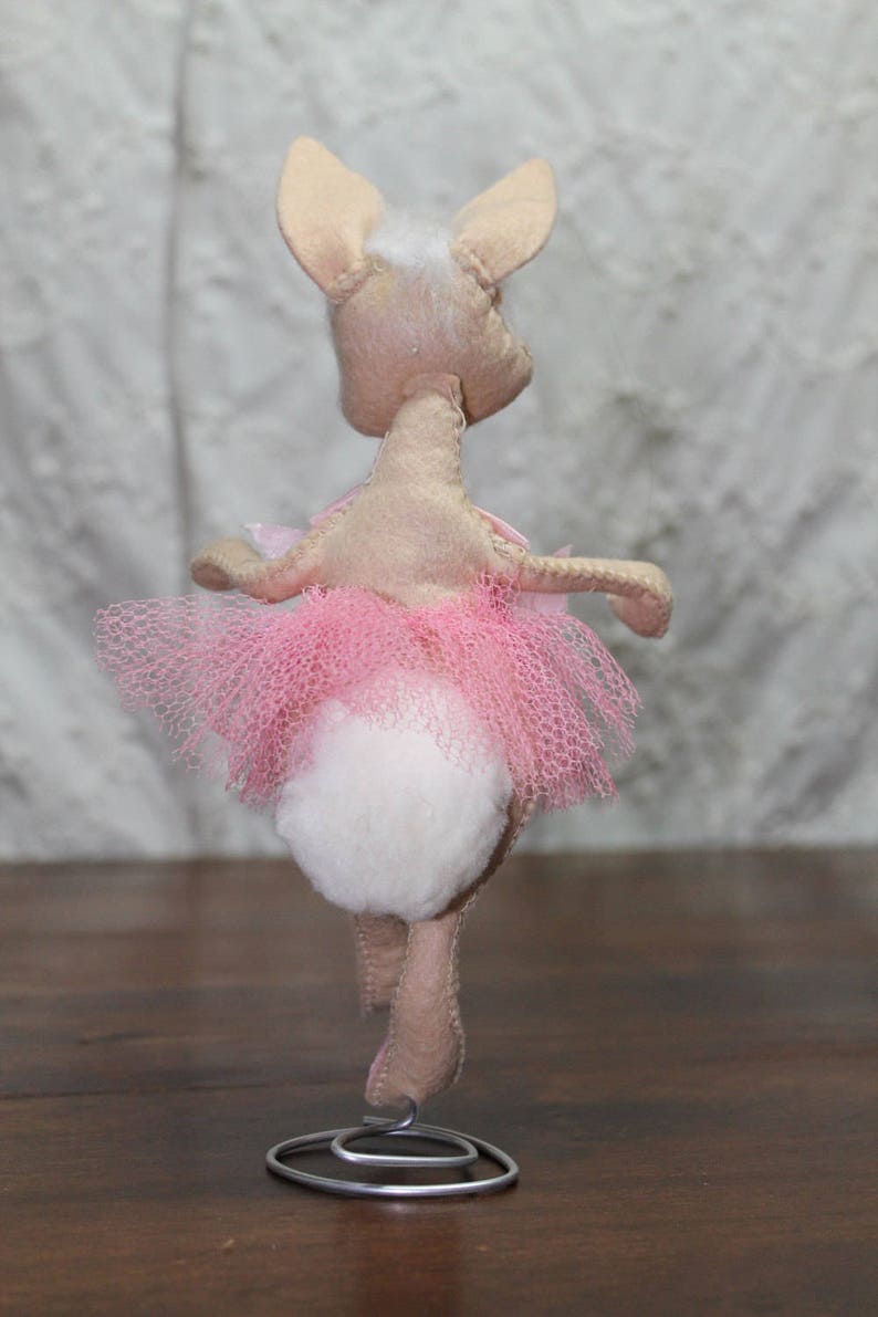 Vintage Annalee Pink Ballerina Rabbit Doll 1971 Annalee Etsy