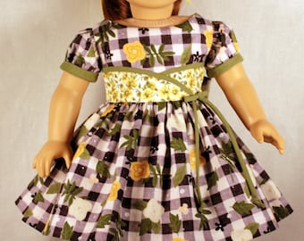 1950s Summer Dress - 18 Inch Doll