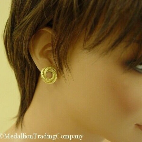 Open Knot Button Etsy