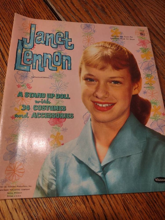 Lennon Lawrence Welk Show Singer 1961 Paper Cutout Doll Etsy