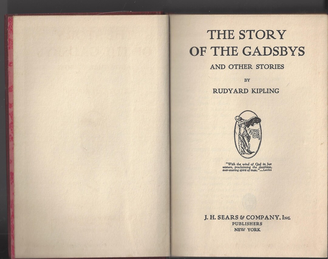 The Story of the Gadsbys and Other Stories in Black & White by Rudyard
