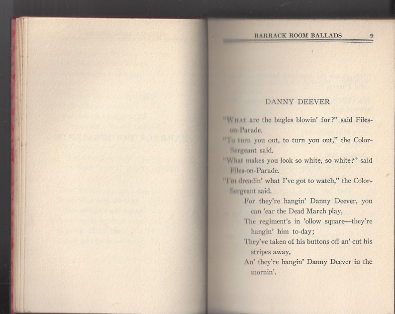 barrack room ballads 1899 barrack room ballads 1899