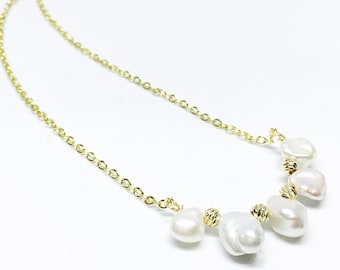 Blest Jewellery- Pearl Pendant - AAA6-7 MMWhite Color Freshwater Pearl Pendant With 925 Silver,18 Inches 925 Silver Chain 