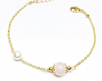 Blest Jewellery-Pearl Bracelet - AAA5-6MM White Color Freshwater Pearl Bracelet - Bridal Pearl Jewelry