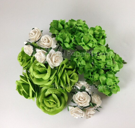 100 Paper Flowers Scrapbook Cardmaking Birthday Party Art Craft Supply P700-15