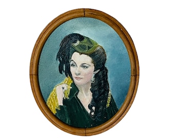 Dollhouse Miniature 1” Scale Scarlett O’Hara Painting
