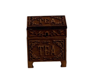 Dollhouse Miniature 1" Scale Tea Box