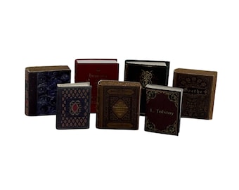 Dollhouse Miniature 1” Scale Faux Books