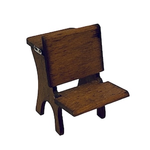 Dollhouse Miniature 1&quot; Scale Old Fashion School Desk