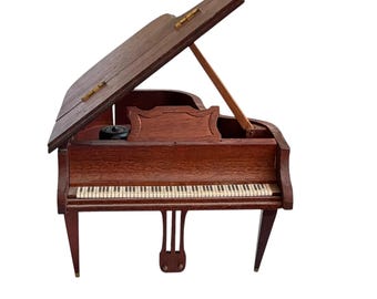 Dollhouse Miniature 1” Scale Musical Box Piano