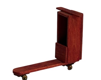 Dollhouse Miniature 1” Scale Red Scooter