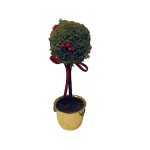 Dollhouse Miniature 1&quot; Scale Topiary Tree