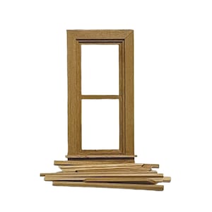 Dollhouse Miniature 1/2&quot; Scale Window