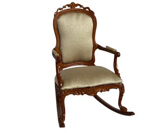 Dollhouse Miniature 1" Scale Bespaq Rocking Chair