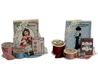 Dollhouse Miniature 1” Scale Lace Display