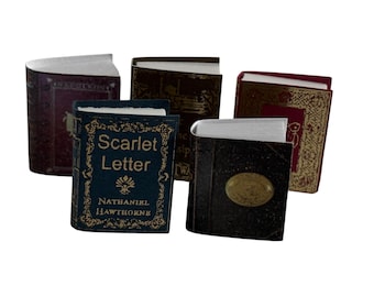 Dollhouse Miniature 1” Scale Faux Books