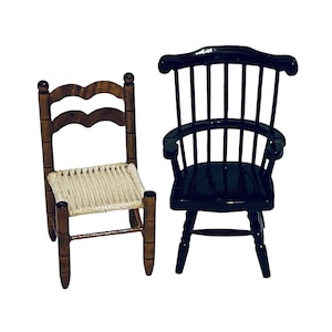 Dollhouse Miniature  1&quot; scale Chair