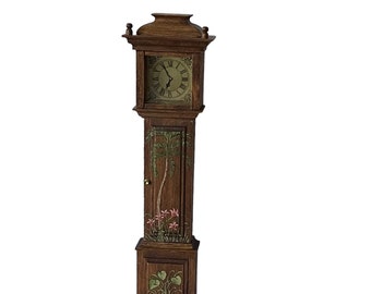 Dollhouse Miniature 1” Scale Grandfather Clock