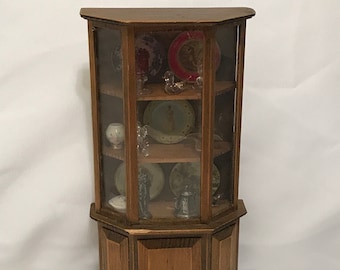 Dollhouse Miniature 1” Scale Filled Cabinet