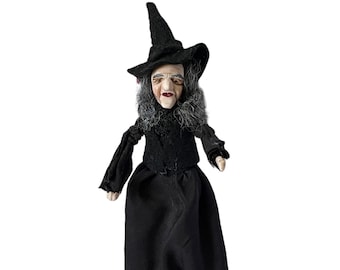 Dollhouse Miniature 1” Scale Witch Doll