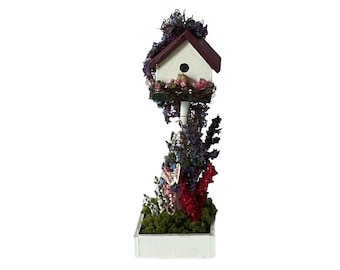 Dollhouse Miniature 1" Scale Birdhouse