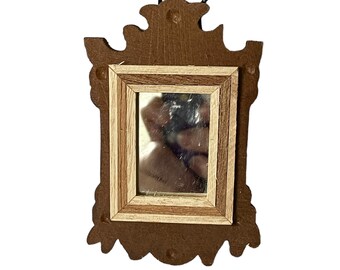 Dollhouse Miniature 1" Scale Mirror