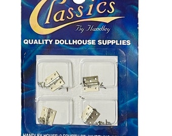 Dollhouse Miniature 1" Scale Hinges