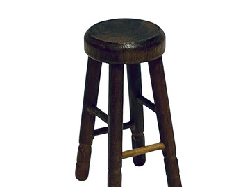 Dollhouse Miniature 1” Scale Stool
