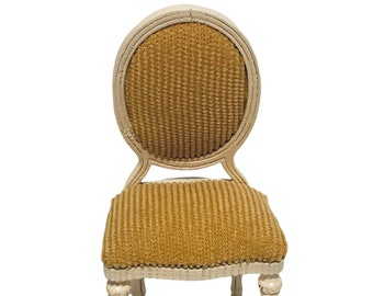 Dollhouse Miniature 1” Scale Side Chair